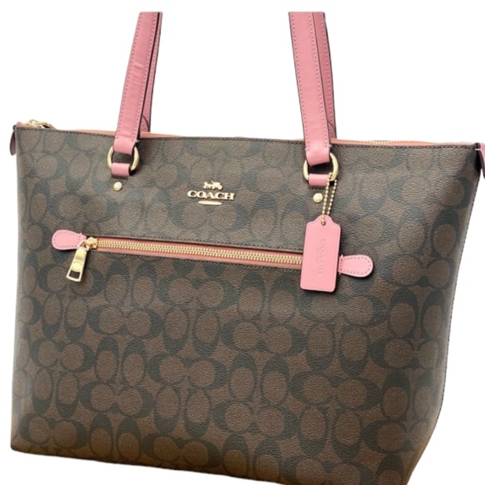 💕COACH Gallery Tote purse canvas bag 79609